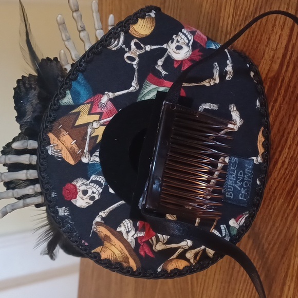 Bubbles and Frown day of the dead mini top hat - Picture 5 of 5